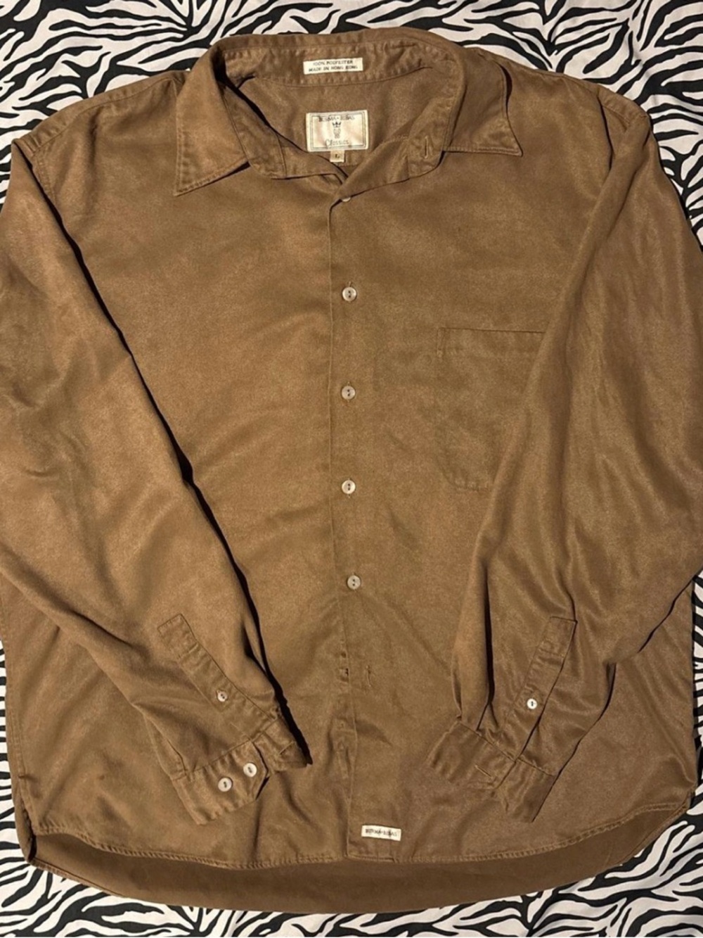 Burma Bibas Classics Brown Button-Front Shirt